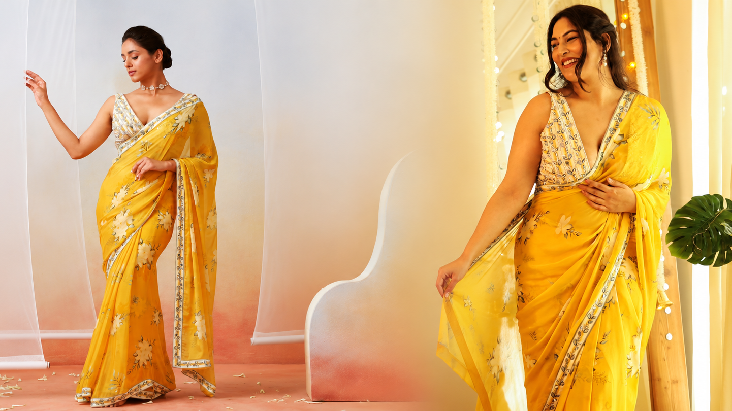 Designer Sarees That Move With You