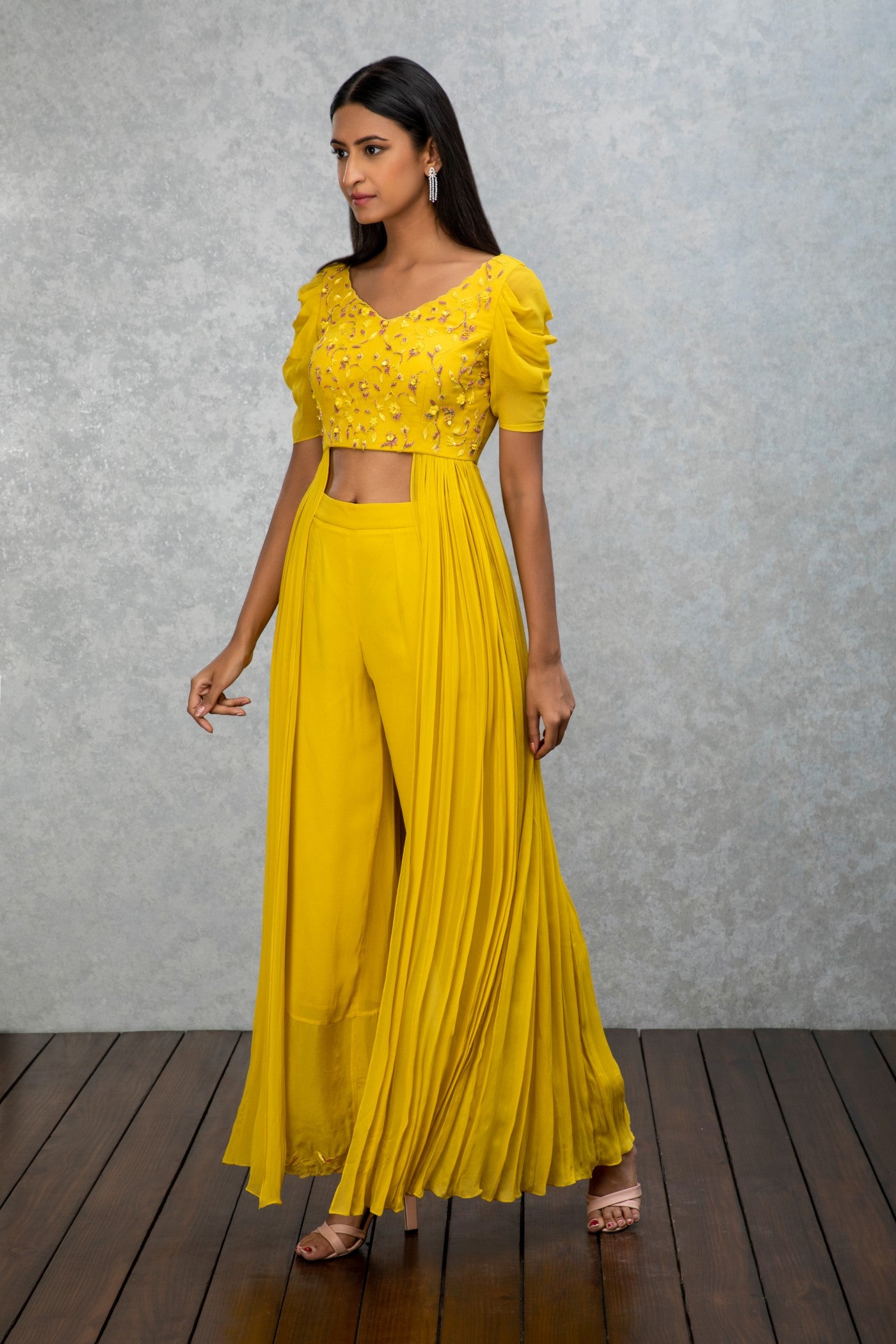 Citrine yellow kurta set