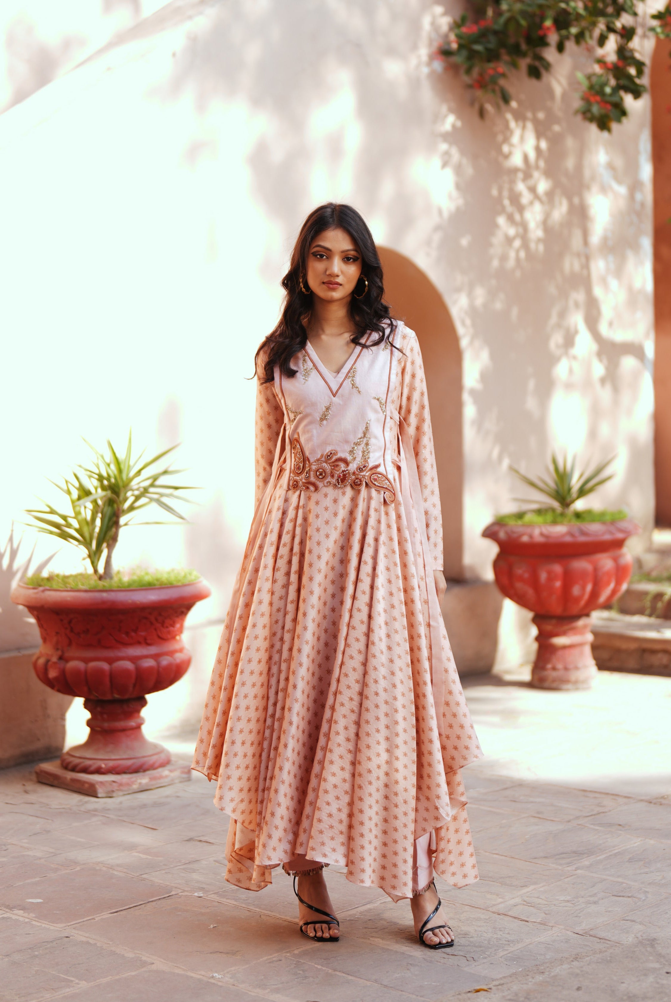 Veda Assymetrical Kurta Set