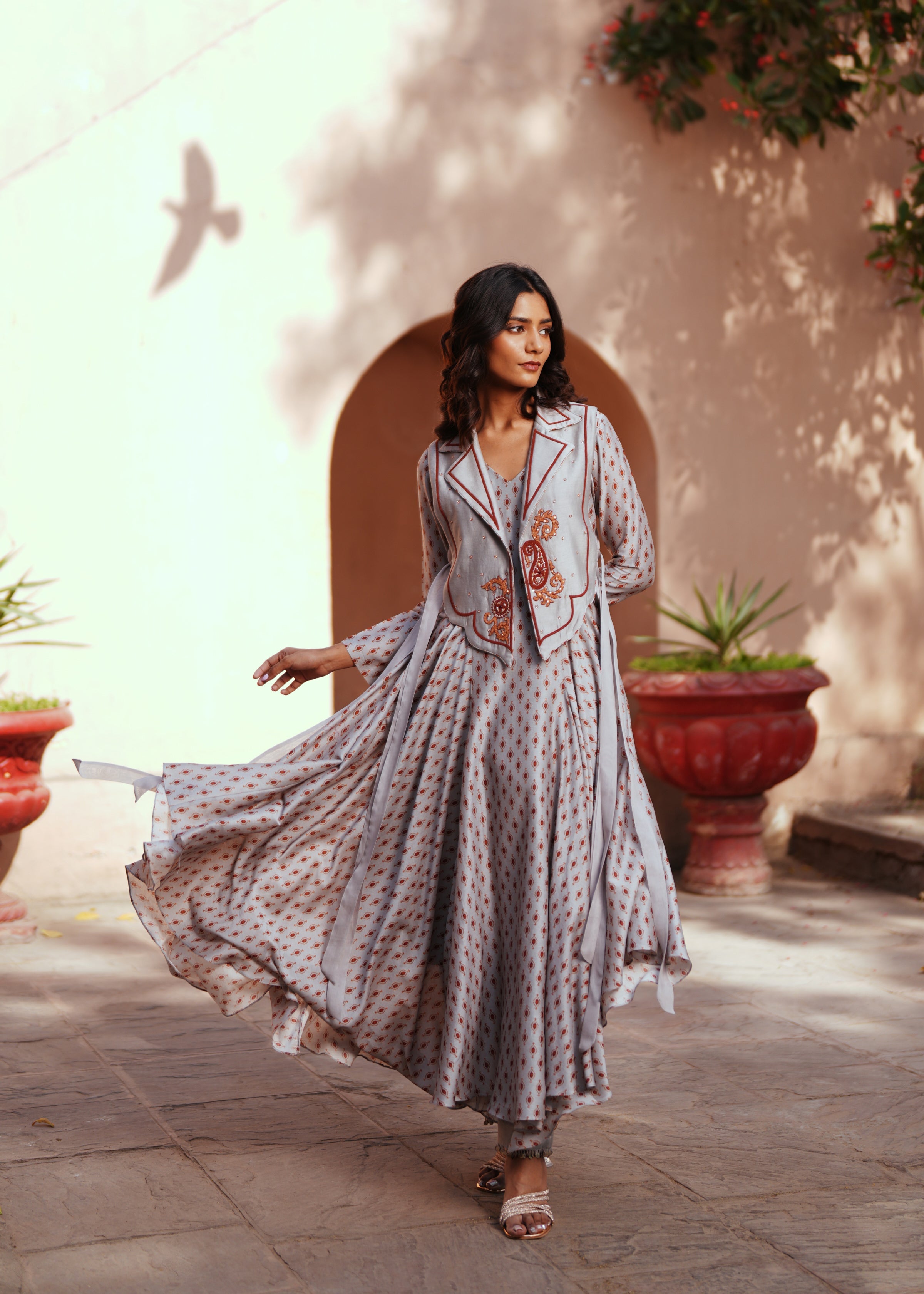 Reva Assymetrical Kurta Set