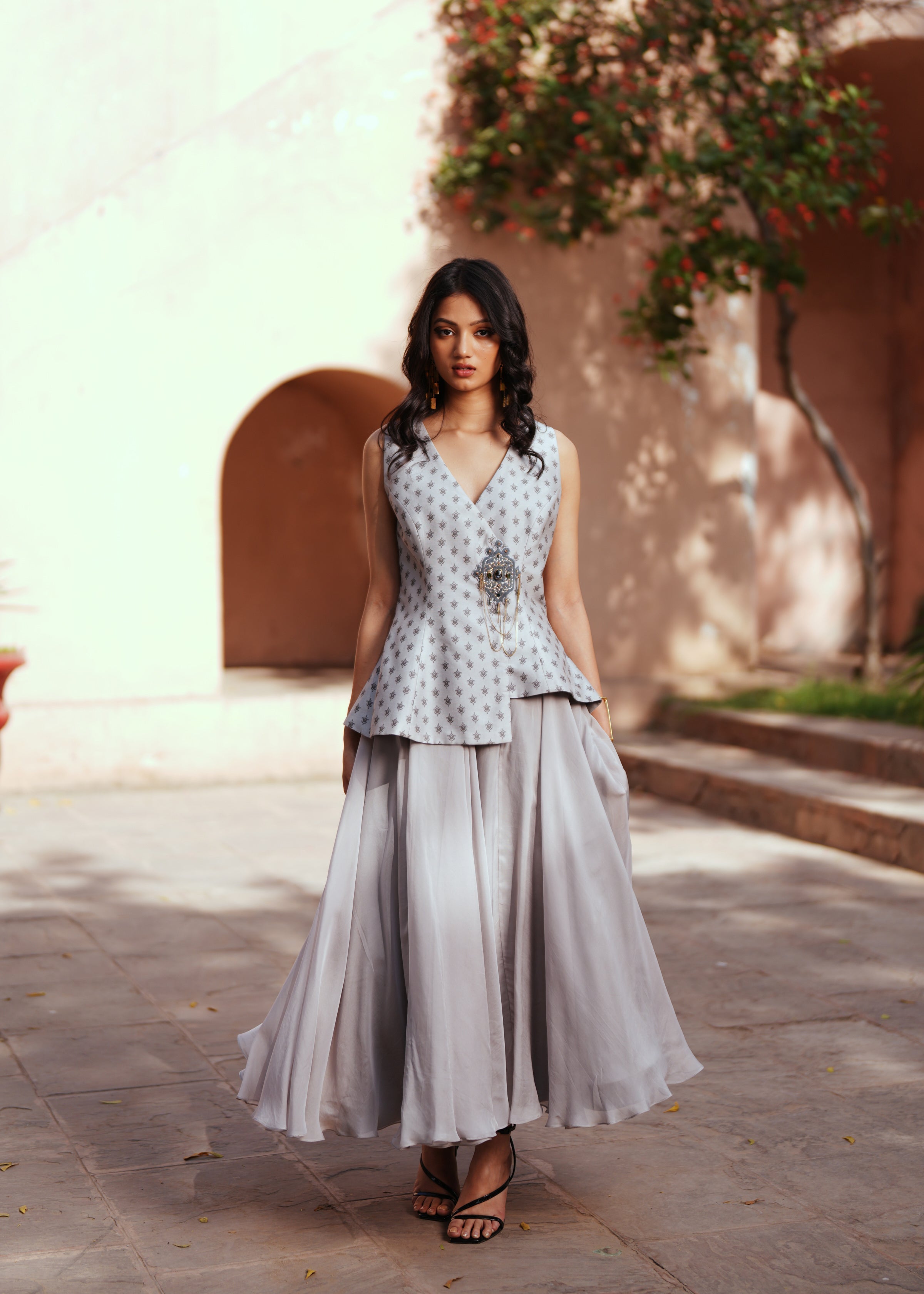 Aarya Waist Coat Set