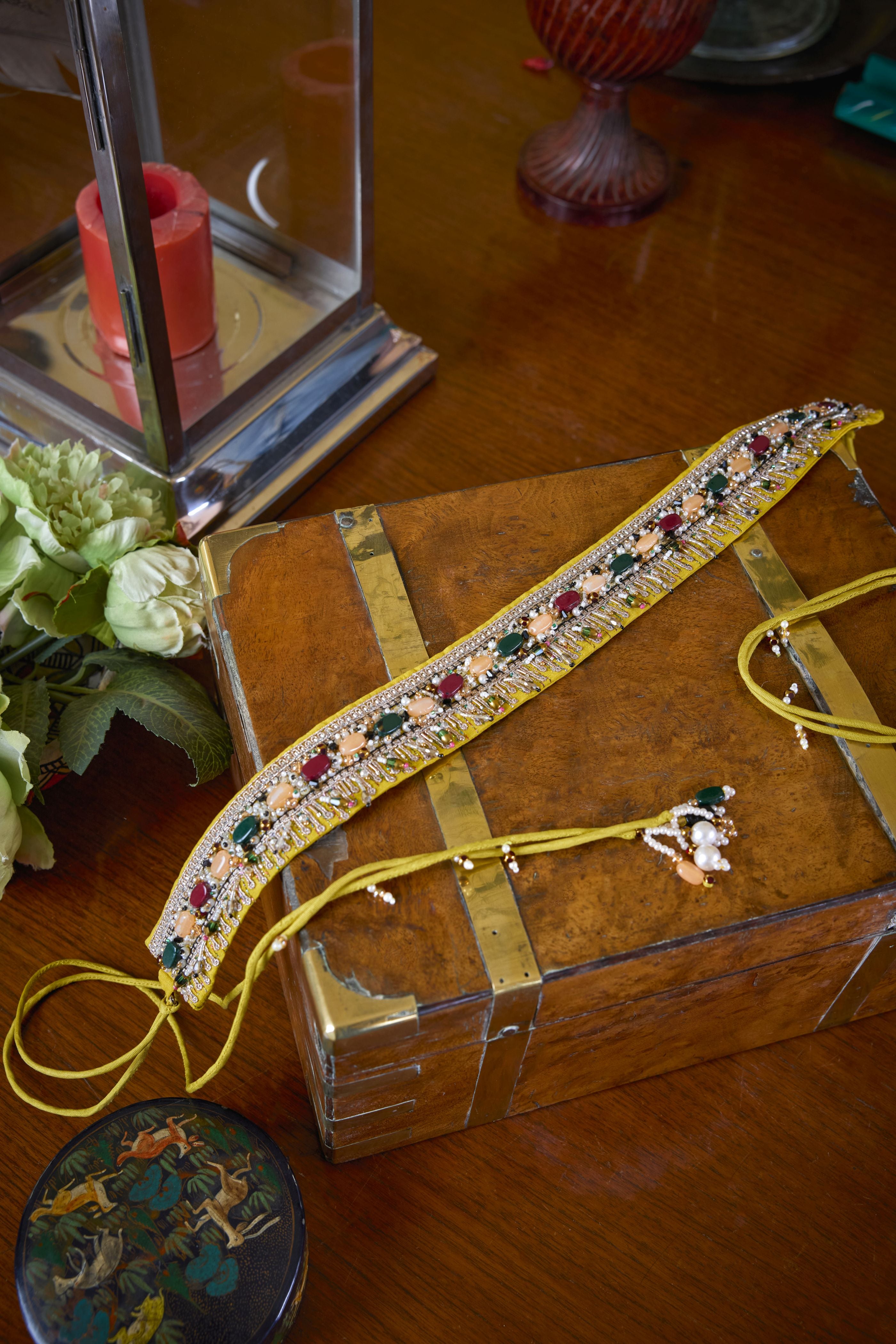 Pukhraj kamarbund belt