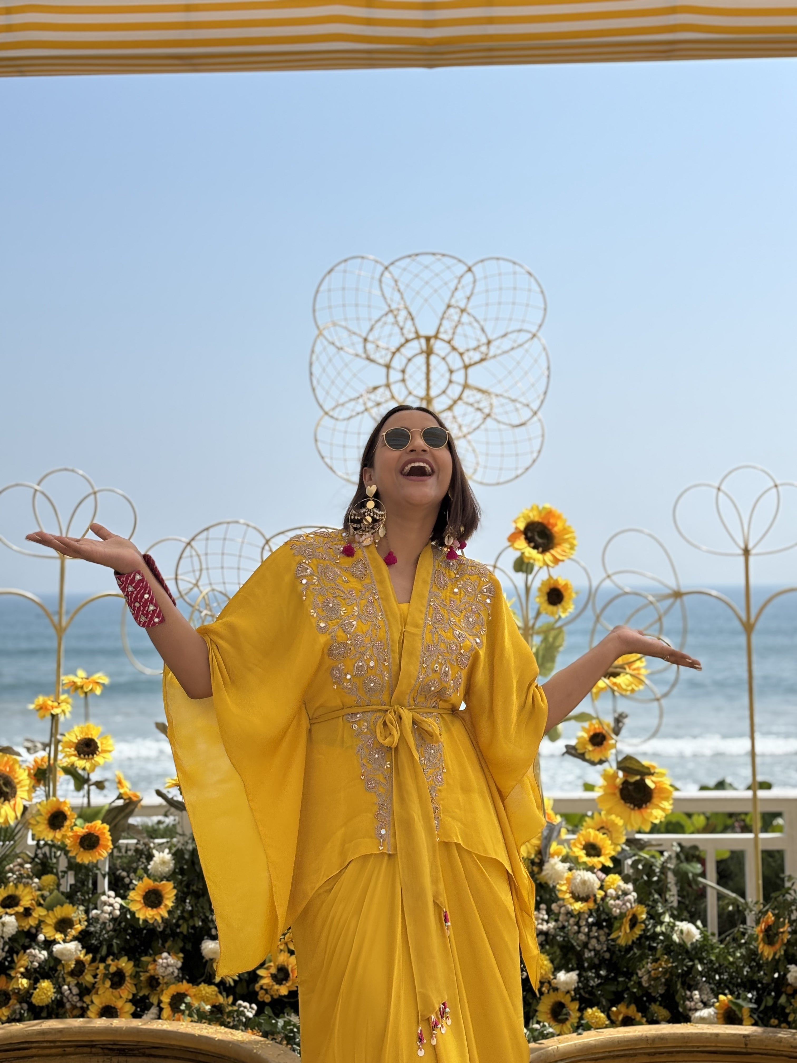 SAPNA RAI IN AASHNA SKIRT SET