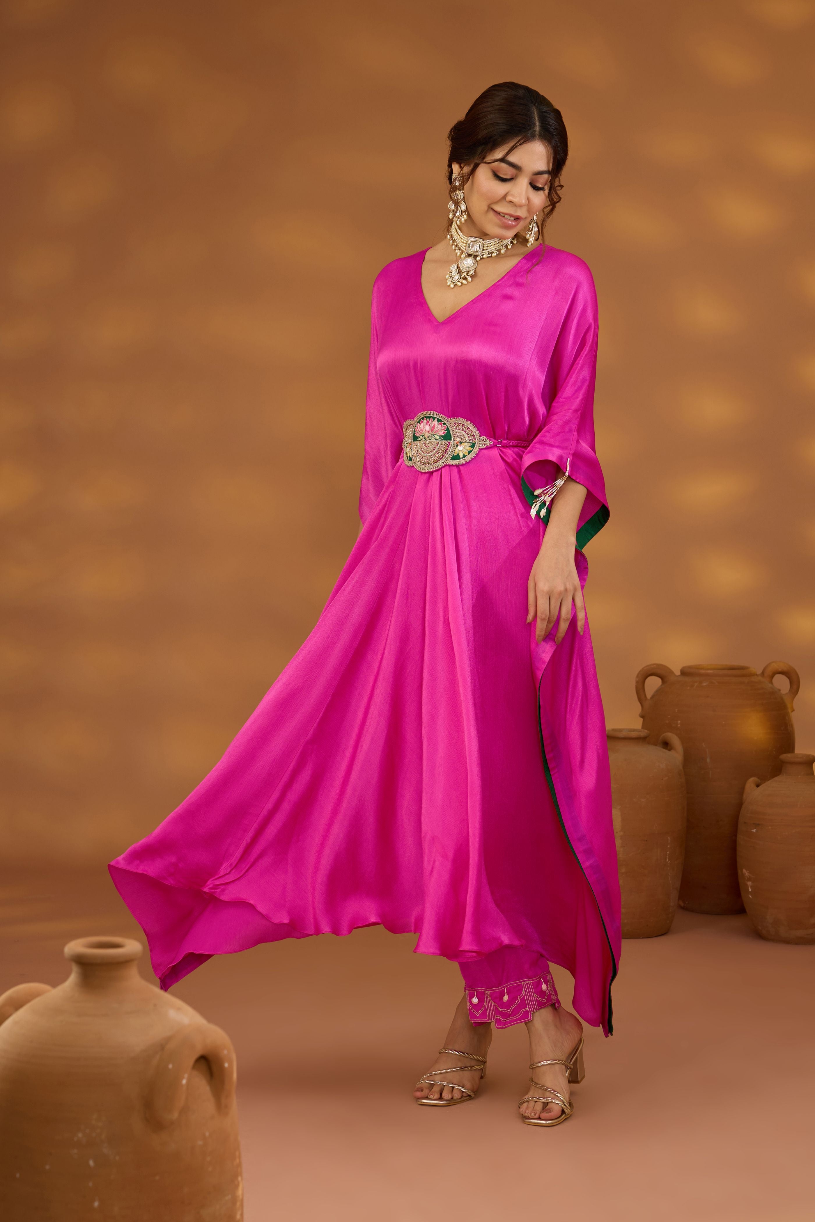 Mrinalini drape Kurta Set