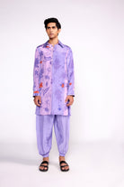 Lilac printed kurta