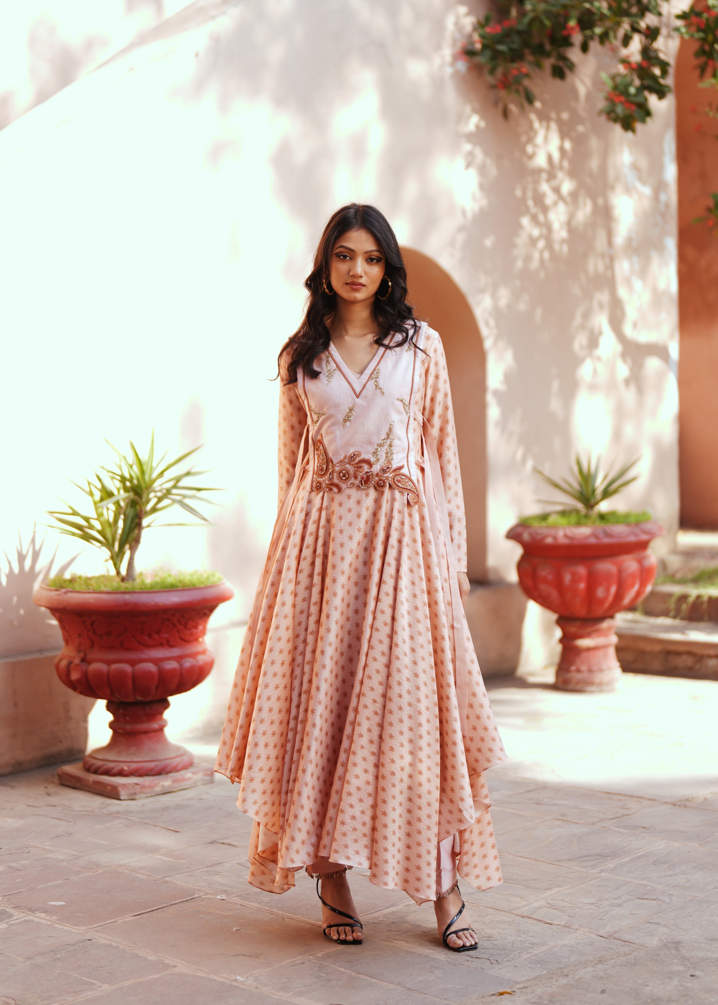 Veda Assymetrical Kurta Set