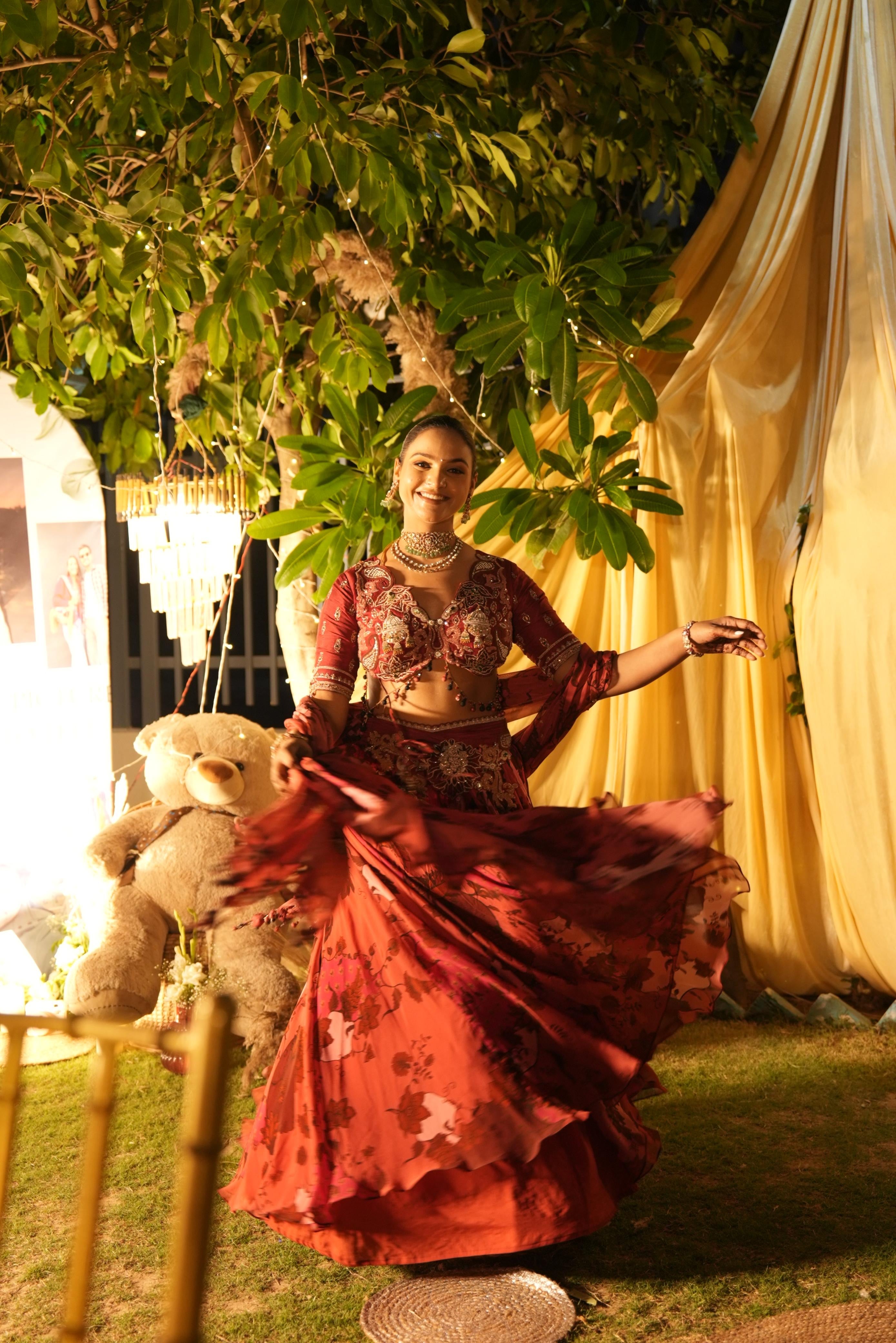 Sapna Rai in Mehar Lehenga Set