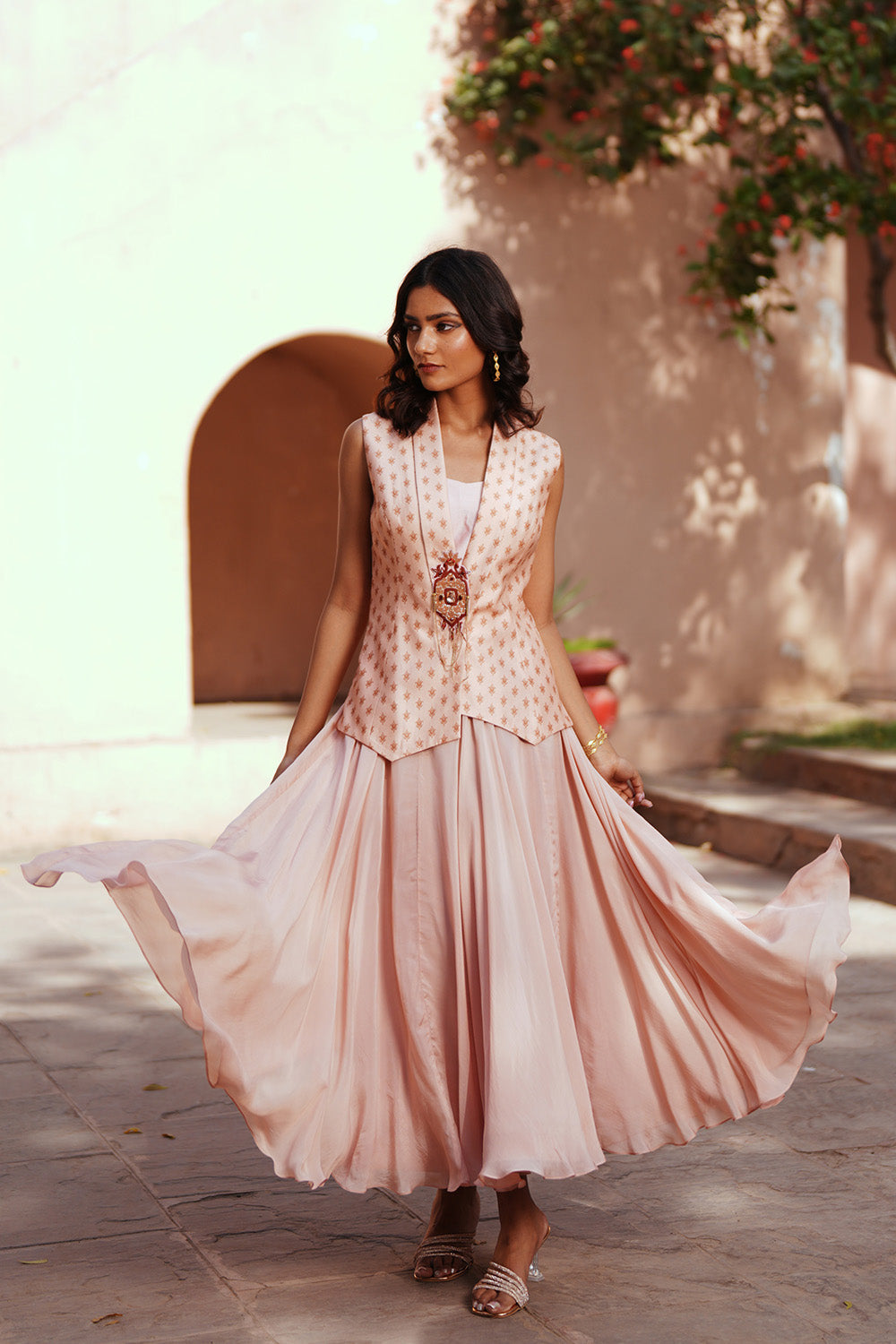 Fiza Waist Coat Set